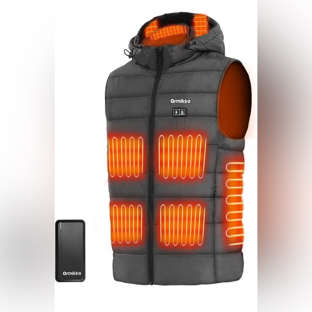 Ornmiro Heated Vest with Battery Pack